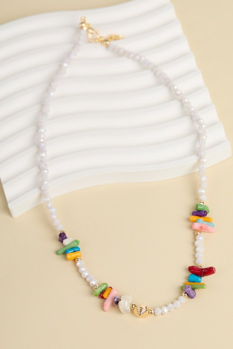 Heliophilia Silver Collar Multicolor de Metal ELKGC68400 Heliophilia Silver Collar Multicolor de Metal ELKGC68400